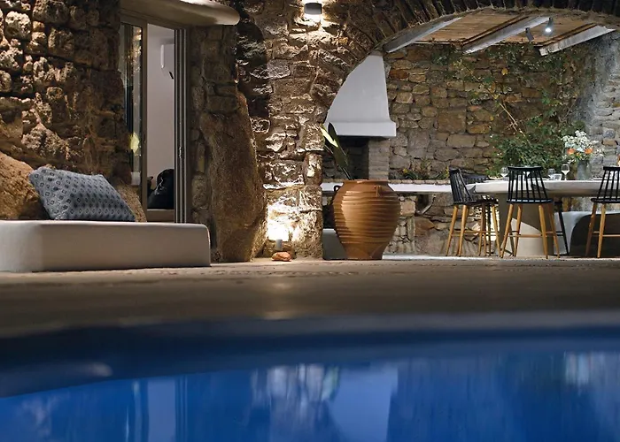 Villa Paraga Scorpios Area 2 7min Walk To By Calypso Sunset Paradise Beach (Mykonos)